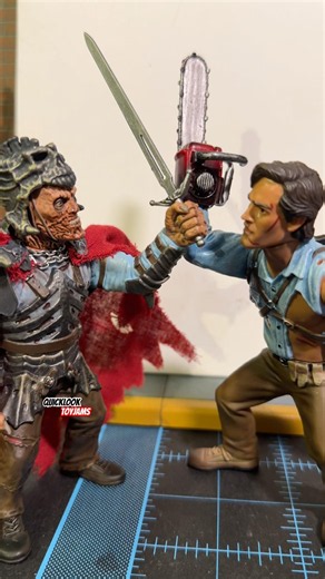 FaceOff: ASH Vs. EVIL ASH Army Of Darkness QUICK LOOK Zombie Sailor Toys Action Superhero Review