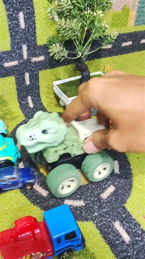 Adorable Monster Truck Crash with Blue Cars 💥🚗 #shorts