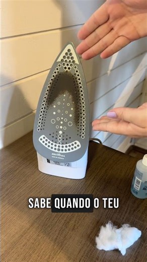 Dica de dona de casa: como tirar a ferrugem do ferro de passar roupas #donadecasa #dicas #limpeza
