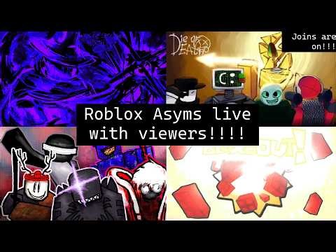 Roblox Asyms live with viewers!!!!!