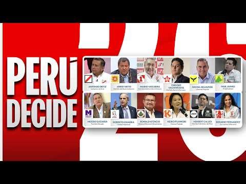 DEBATE PRESIDENCIAL JNE 2026: MIÉRCOLES 25 DE MARZO - PERÚ DECIDE