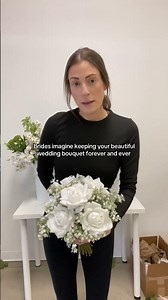 2026 Wedding Floral Trends: Stunning Faux, Baby's Breath & White Rose Bouquets #2026Bride