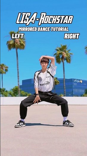 LISA - ‘Rockstar’ DANCE TUTORIAL MIRRORED 🤘 #kpopdancetutorial