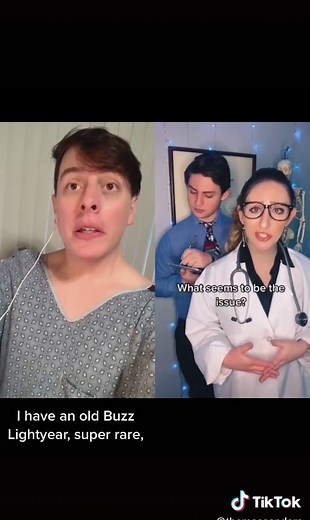 #duet with @alexachalnick A friend asked me to try this and it was a lot of fun haha 🩺 #comedy #singing