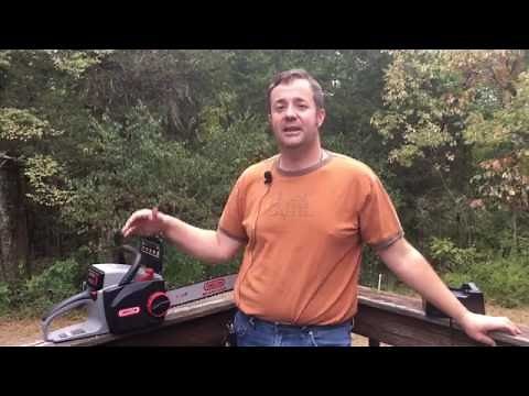 Oregon Cordless Electric Chainsaw CS300-A6 Review