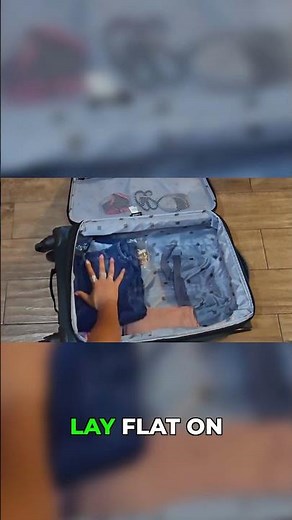 Packing Hack: Jeans Flat, Underwear Rolled! #Travel