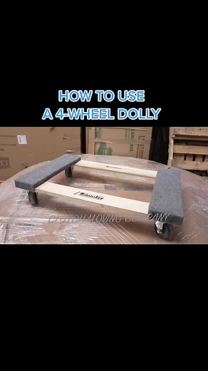 Moving Tip for you! #4wheelDolly #ClutchMovingCompany #Movers