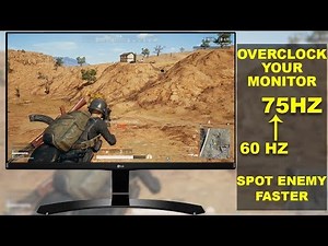 How To Overclock Your Monitor 60 Hz To Higher Refresh Rate without Any Damage to Monitor