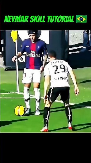 Neymar skills tutorial.⚡💯🔥#shorts #football skills #soccer skills
