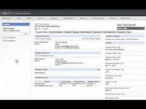 VIPER Tutorial - Program Dashboard | Program Details