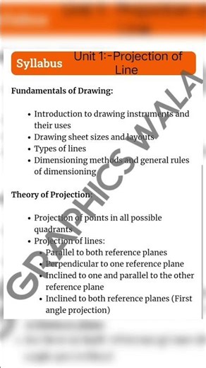FY SPPU Engineering Graphics Syllabus