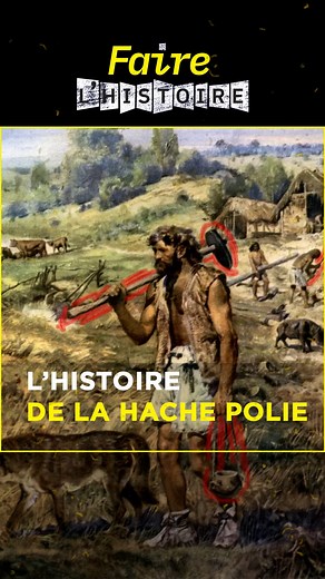 Les outils comme la hache en pierre polie sont caractéristiques d’une époque de défrichement, le Néolithique. L’homme domestique le monde et remodelle son milieu. Sa place dans l’univers change alors de statut. 🪓👇so.arte/hachepolie | ARTE