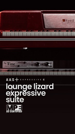 Intro offer until November 19th. Get Lounge Lizard EP‑5 100 MPE presets at 50% off. Lounge Lizard EP‑5 is a software electric piano based on the classic instruments of the seventies, now fully MPE-ready. 100 expressive presets designed by Expressive E capture every nuance of your playing — velocity, aftertouch, and per-note pitch bend. Dual tine- and reed-based physical modeling engines provide soft, crystal-clear tones or bold, organic textures with unmatched warmth and realism. Built for Osmos