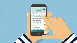 Bequemer geht's nicht: Mit der VRS App 📲 kannst du dein HandyTicket für 🚌 & 🚃 direkt vor Fahrtbeginn kaufen und bei jedem Ticketkauf sparen - beim EinzelTicket sogar 10 %! 💸 Wie's funktioniert erfährst du im Video. Mehr Infos gibts unter: https://handyticket.vrsinfo.de/ | VRS Verkehrsverbund Rhein-Sieg