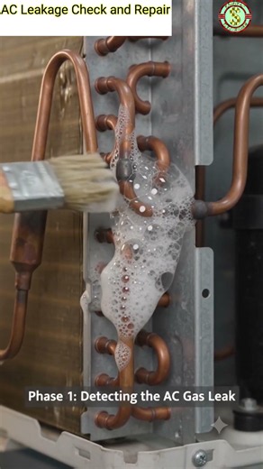 ​AC Leakage Testing and Repairing | How to Check AC Leakage at Home #shortvideo #acrepair