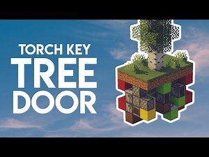 Compact Torch Key Tree Trapdoor 🌳 | Minecraft Java 1.21.10 Redstone Tutorial