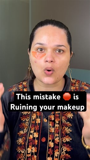 Right ✅ way to use orange corrector #undereyeconcealer #corrector