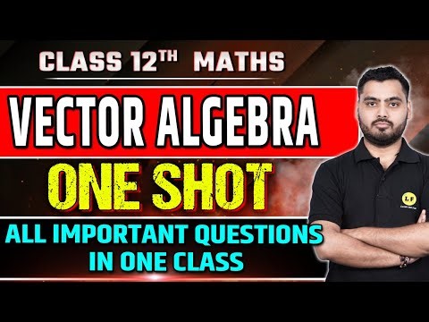 Vector Algebra Class 12 One Shot | Vector Algebra Important Questions 2025 | Previous Year Questions