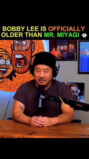 The Moment Bobby Lee realized he's older than the Karate Kid cast #karatekid #mrmiyagi #bobbylee #aging #badfriends