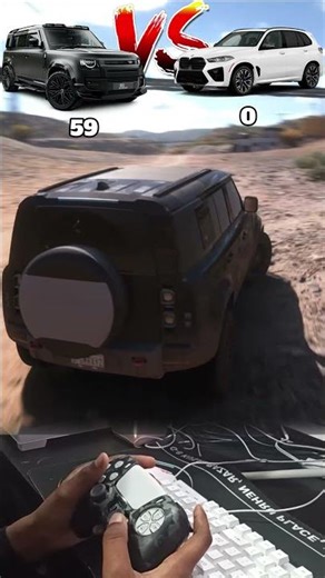 🚀 BMW X5 M 🆚 LAND ROVER DEFENDER 110 X 💥 INSANE AIRTIME JUMP! Who Flies Higher! 😱🔥 #shorts