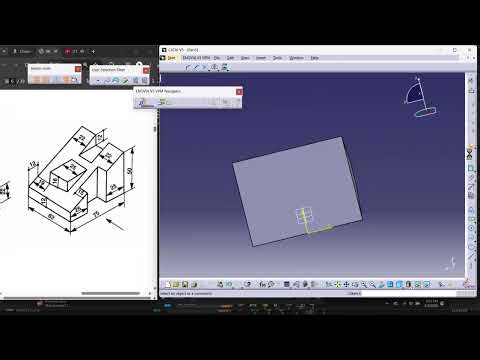 Isometric View of Mechanical Component (Stepped Block)