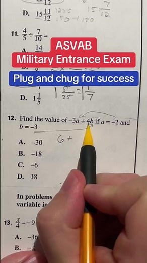 ASVAB Questions answered Math Knowledge 12 #army #math