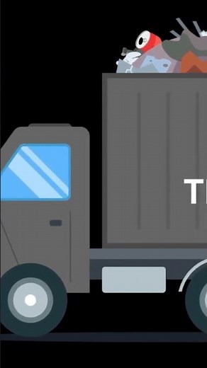 Garbage Truck with Robotic Arm – Realistic Trash Collection Sound Effect #citysounds