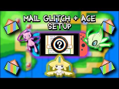 Mail Glitch and ACE setup in Pokémon Fire Red and Leaf Green!