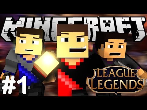 Minecraft: League of Legends - Ep. 1 - LoL in Minecraft?! (Defend the Essence Mini Game)