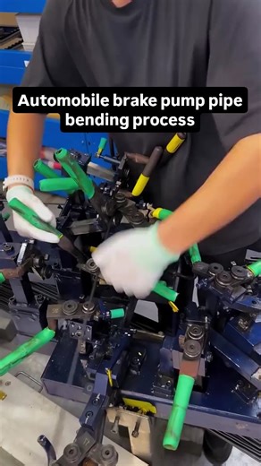 World of technology on Instagram: "Automobile brake pump pipe bending is essential for manufacturing and maintaining brake systems, as it shapes metal pipes that carry brake fluid from the master cylinder to components. The process utilizes specialized machinery, like CNC pipe benders, to produce smooth and accurate bends, preventing kinks that could disrupt fluid flow. Maintaining proper bending techniques is critical for the pipes' structural integrity and pressure tolerance. Using high-qualit