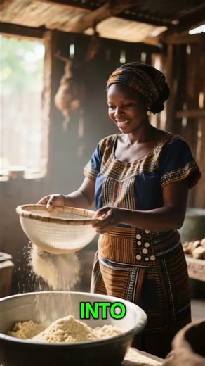 How garri is made locally #facts#garri #africafood #culture