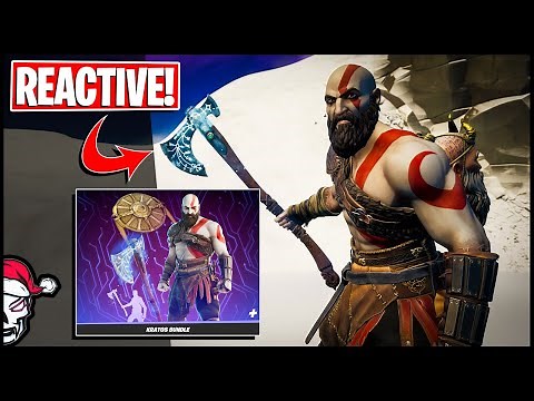 KRATOS BUNDLE in Fortnite! LEVIATHAN AXE Reactive Test (Fortnite Battle Royale)