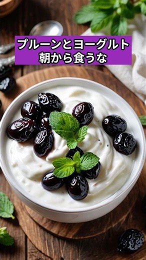 プルーン×ヨーグルトの健康相乗効果 #フードシナジー #健康 #料理