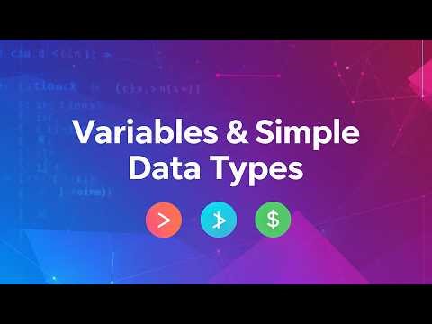 Python - Variables and Simple Date Types (Chap. 2)