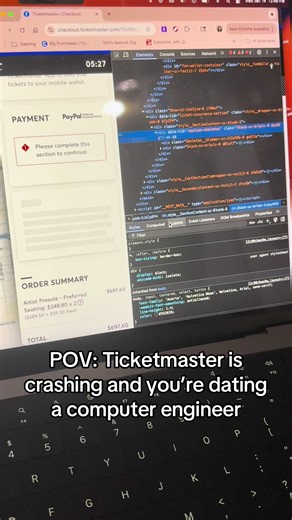 Dating a Computer Engineer: A Ticketmaster Tale