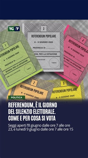 Finito il tempo della campagna elettorale domenica dalle 7 alle 23 e lunedì, dalle 7 alle 15 apriranno le urne per i referendum. Cinque i quesiti al voto e un quorum da raggiungere perché la consultazione sia valida: il 50% più uno degli aventi diritto. Quasi 25 milioni di elettori. Per capirsi, negli ultimi 25 anni, in caso di referendum abrogativi, è successo solo una volta, per l’acqua pubblica pubblica nel 2011. Finito il tempo della campagna elettorale domenica dalle 7 alle 23 e lunedì, dal