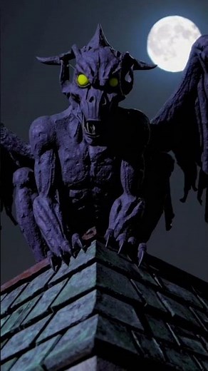 Gargoyles. live action cartoon intro