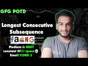 Longest Consecutive Subsequence | gfg potd | 31-12-24 | GFG Problem of the day