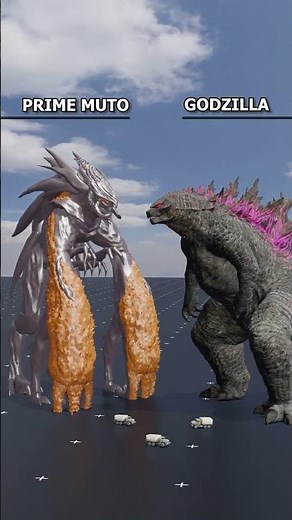 Prime MUTO vs Godzilla Size Comparison | MonsterVerse Scale Breakdown
