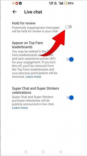 YouTube Live Chat kaise on kareHow to on YouTube live chat #livechat Mobile Setting