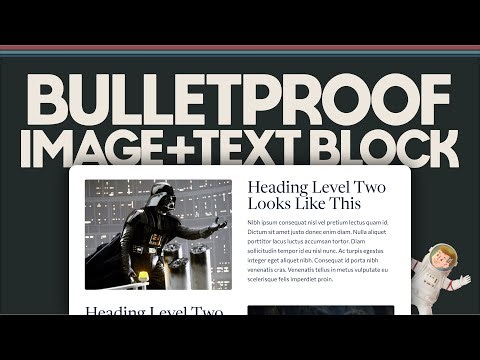 Bulletproof Image/Text Block with GenerateBlocks Pro