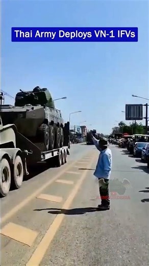 Thai Army Deploys VN-1 8×8 IFVs on the Move Near the Border