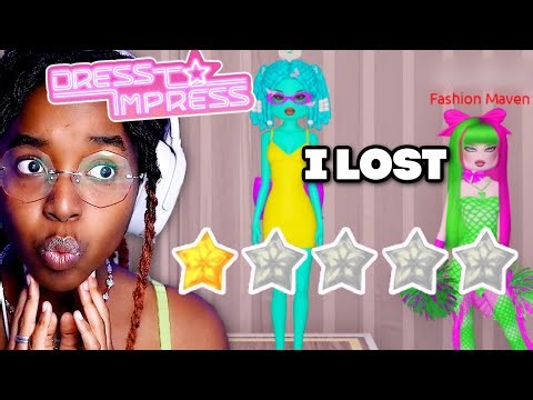 I LOST IN DRESS TO IMPRESS (i hate roblox...)