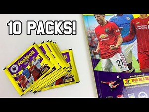 trying to *COMPLETE* my Panini FOOTBALL 2020 Sticker Album!! (10 packs!)