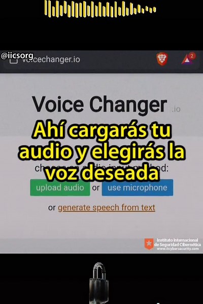 Cambia tu voz para mantenerte anónimo 👽👌#anonimo #voz #anonimos #cambiarvoz #cambiodevoz #voicechanger #voicechange #ciberseguridad #datasecurity