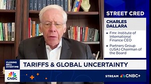 Trump administration needs to 'identify end game' with tariffs: Partners Group's Charles Dallara