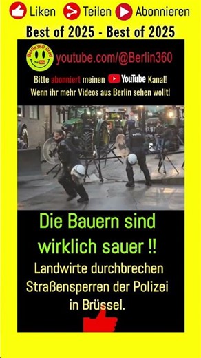 #Bauernprotest #Mercosur #Brüssel #EU #Landwirtschaft #Freihandel #Tränengas #Europa #StopMercosur