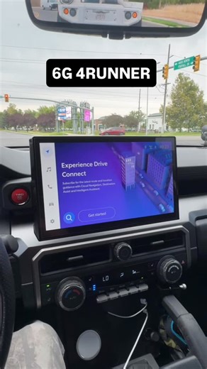4Runner Lifestyle on Instagram: "Just kinda interesting here is the difference in screen layout between 2 different trims of the 6th Gen 4Runner, thoughts? Ours is a TRD ORP which it appears has a larger display itself but the unit remains the same size overall."