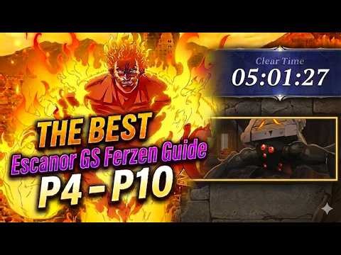 The Best Escanor GS Ferzen Guide P4-P10 | Escanor GS OP | 7DS Origin