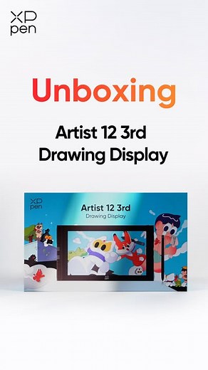 XPPen on Instagram: "📦Unboxing Artist 12 3rd. We know you’re curious! Go beyond the specs and see the unboxing experience for the revolutionary New Dial Shortcut Drawing Display. See the slim design, the brand-new X4 Smart Chip Stylus, and everything else inside the box.👀 - 🌟 X-Dial Shortcut 🌟 X4 Smart Chip Stylus 🌟 16K Pressure Levels 🌟 2g Initial Activation Force 🌟 Foldable Stand 🌟 99% sRGB Color Gamut Coverage #XPPen #Artist123rd #X4SmartChipStylus #XPPenNewArrivals #MicroDialMacroVis